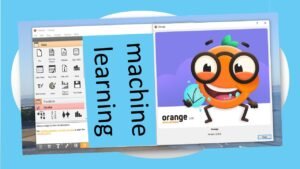 machine learning video series in orange