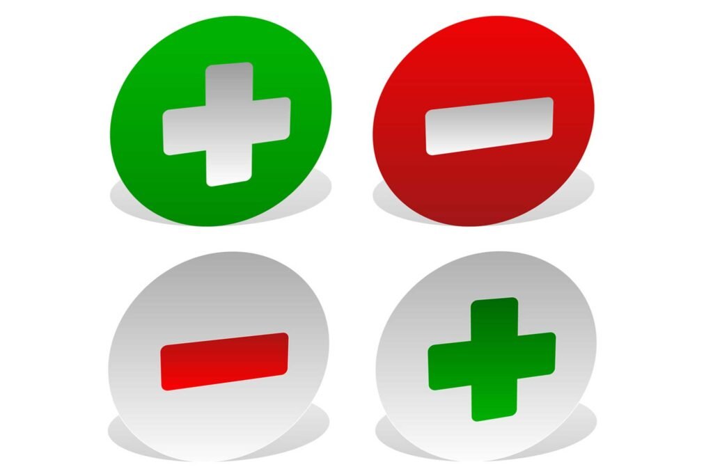 confusion matrix postives and negatives