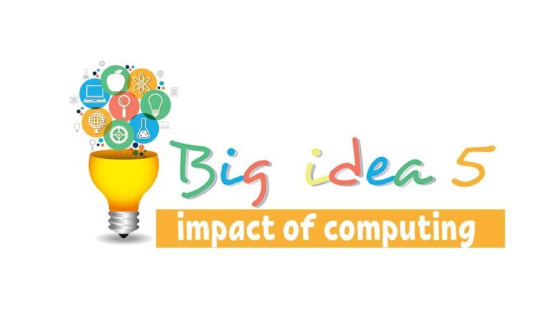 big idea 5 impact of computing written by light bulb for ideas